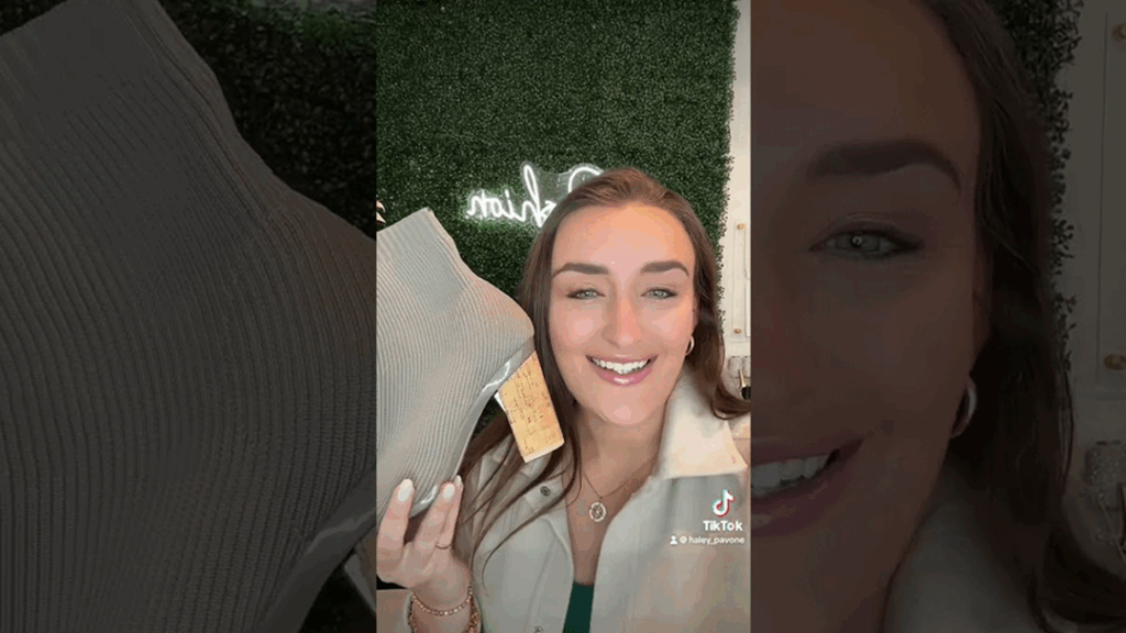social media reel haley pavone
