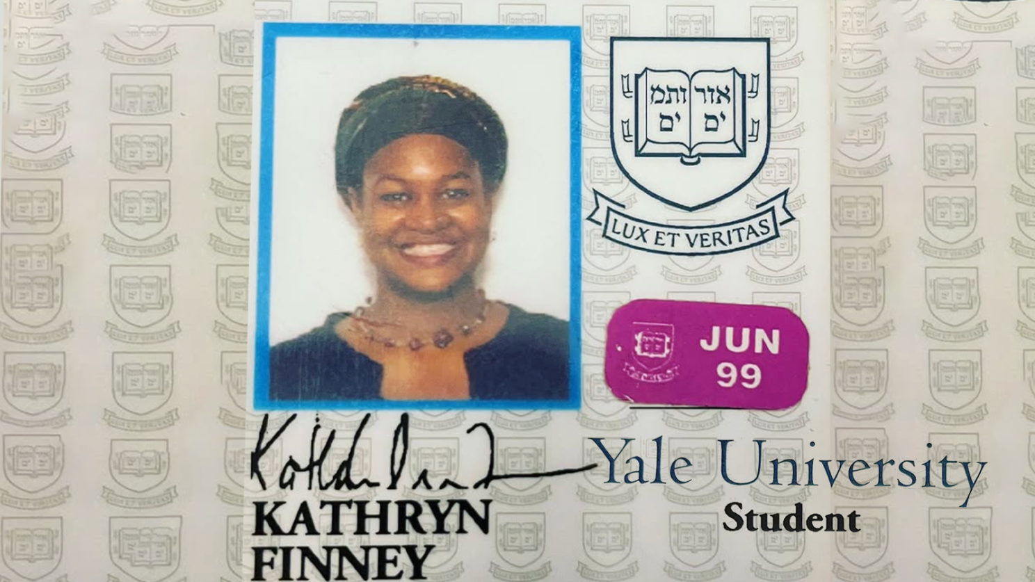 Kathryn Finney in her college days at Yale University