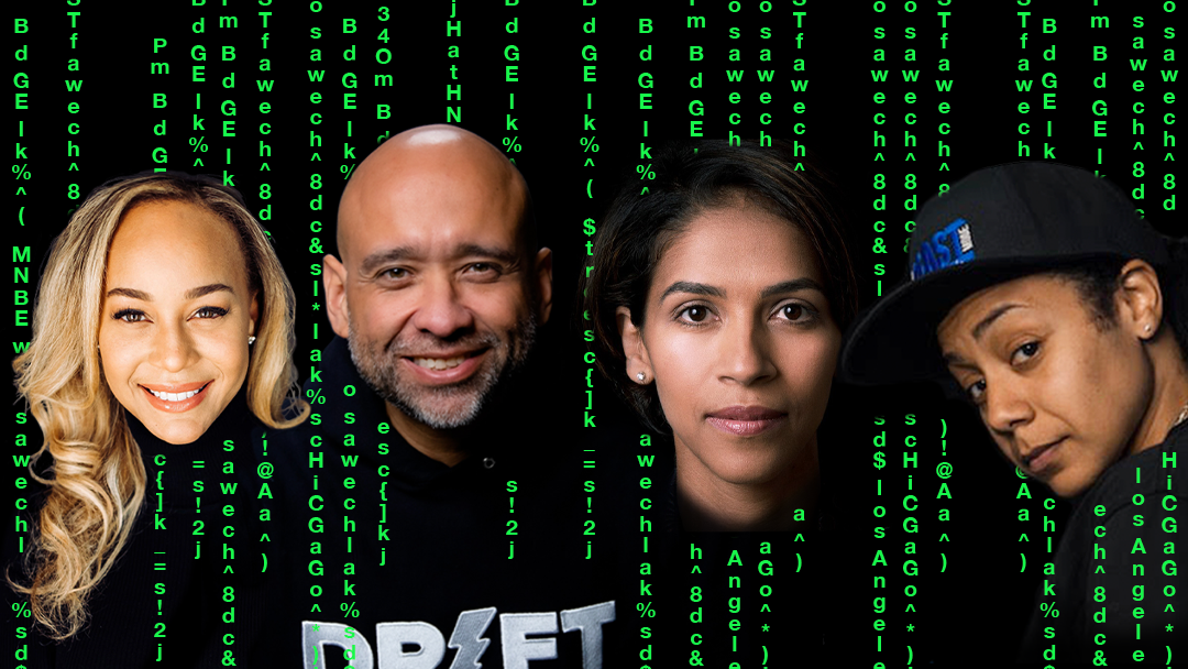 David Cancel, Nicki Saunders, Liz Bacelar, and Morgan DeBaun